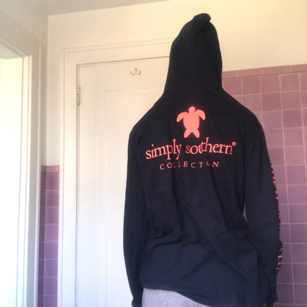 simply southern hooded shirt